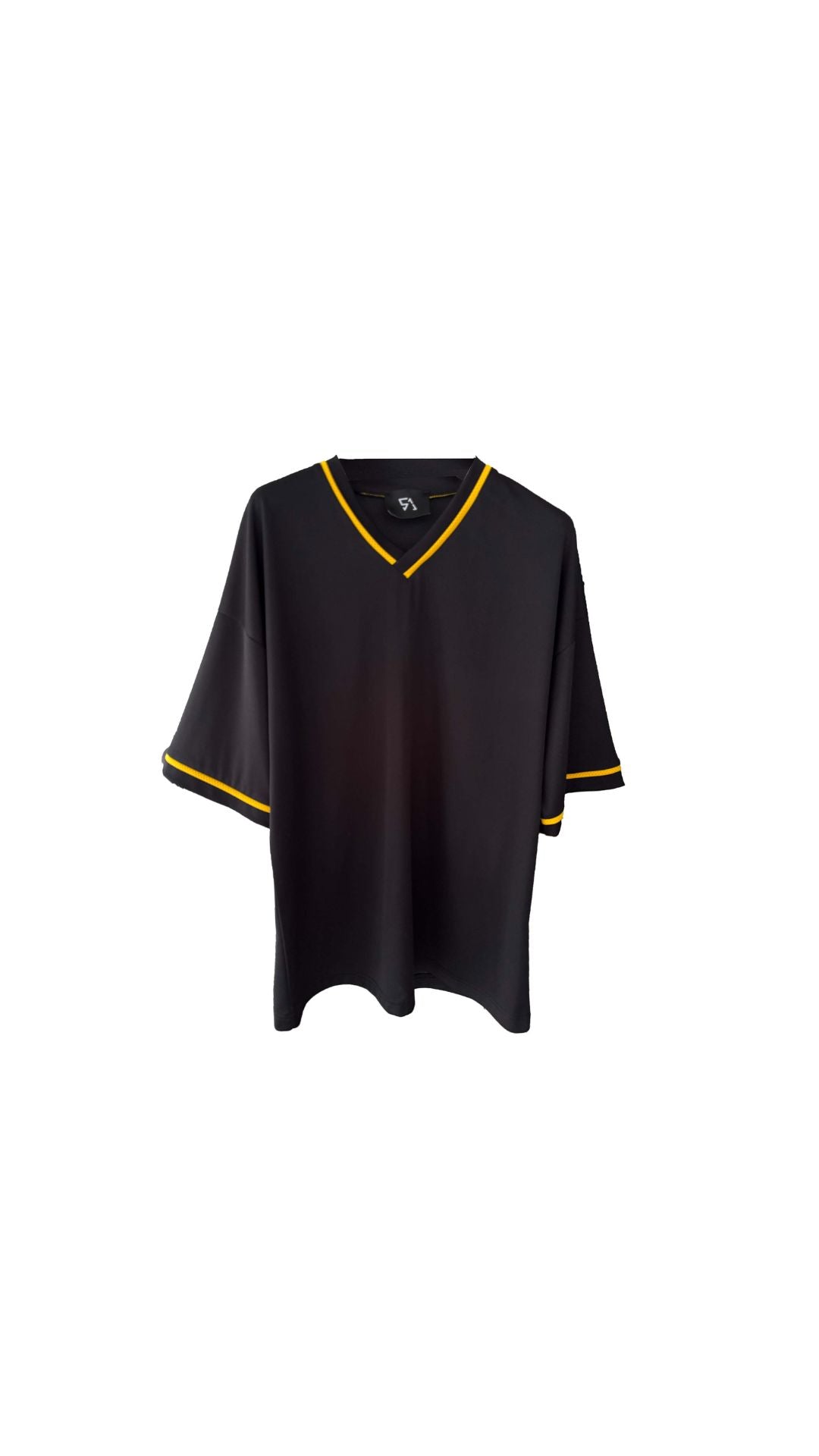 SAXSV BLACK-YELLOW ATHLETIC SHIRT