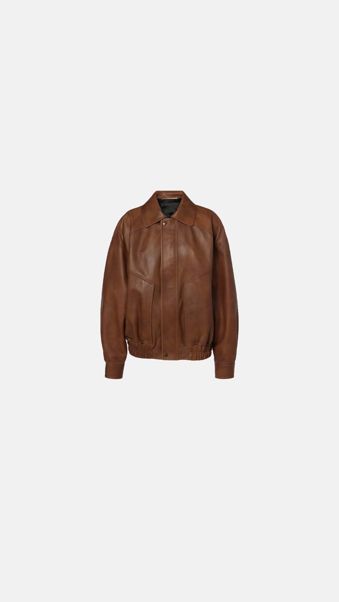 KYKLOS VEGAN LEATHER BOMBER
