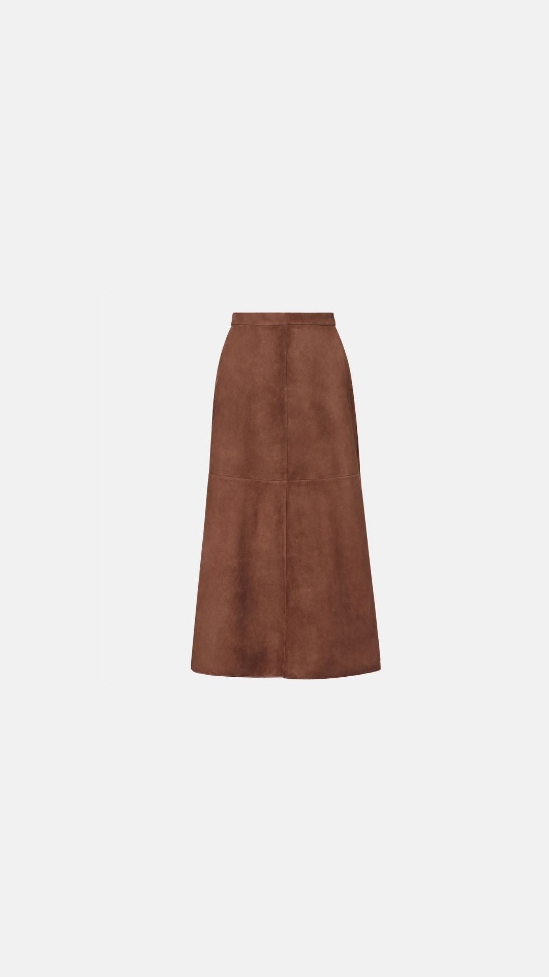 ALLAGI SUEDE MIDI SKIRT