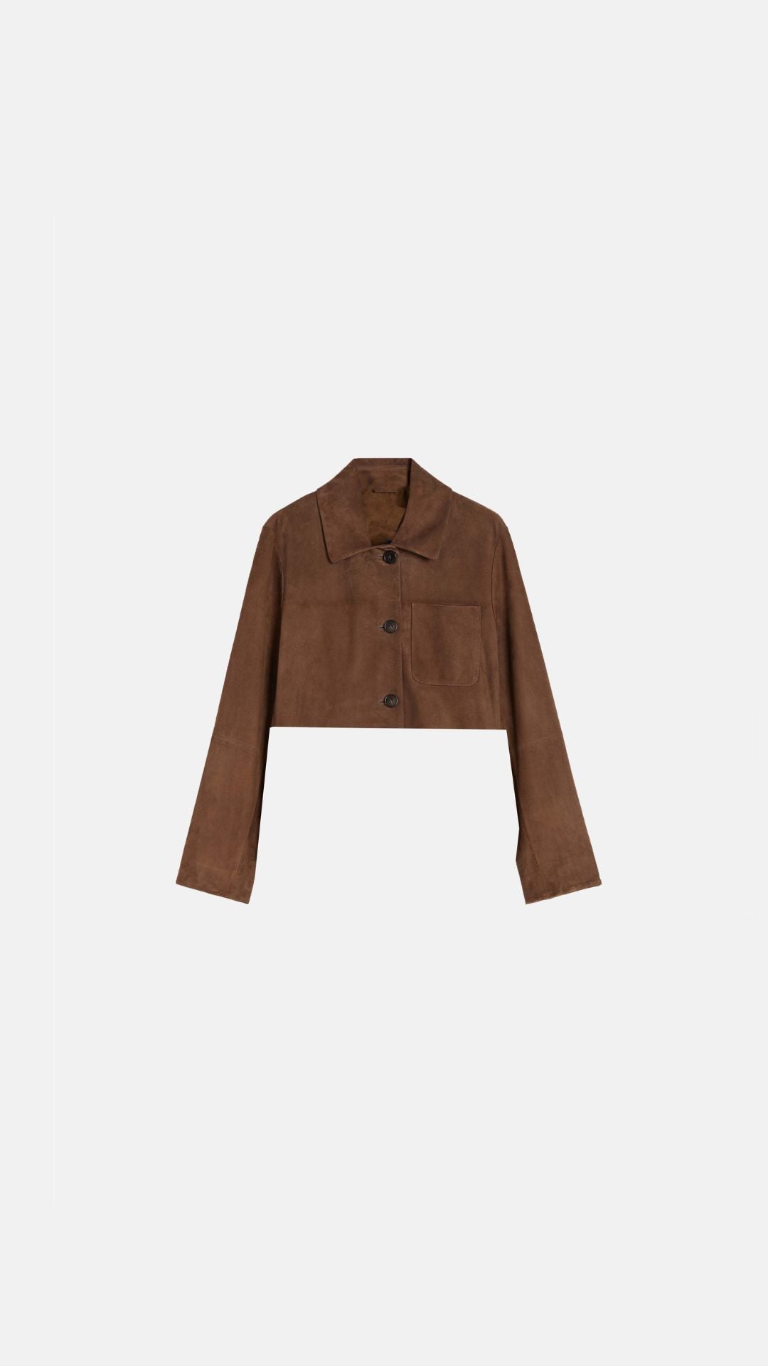 ALLAGI SUEDE CROP BLAZER